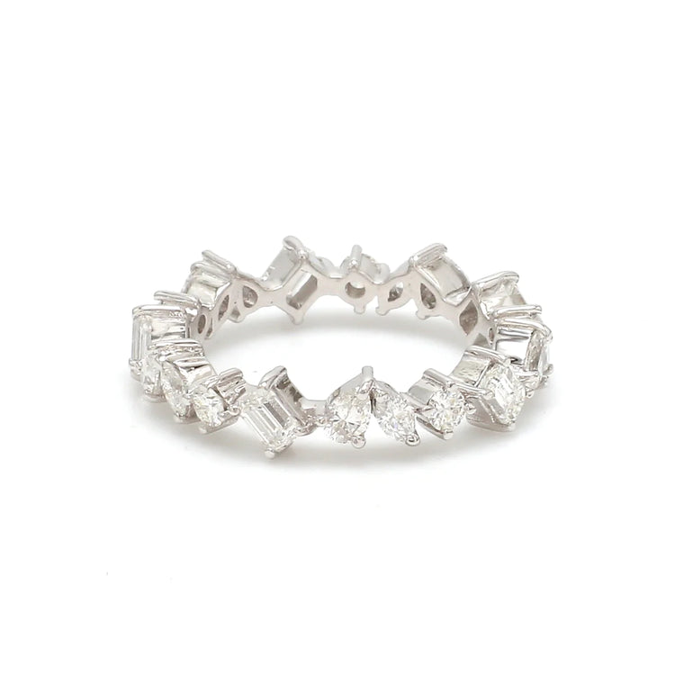 Diamond Mix Shape Eternity Ring