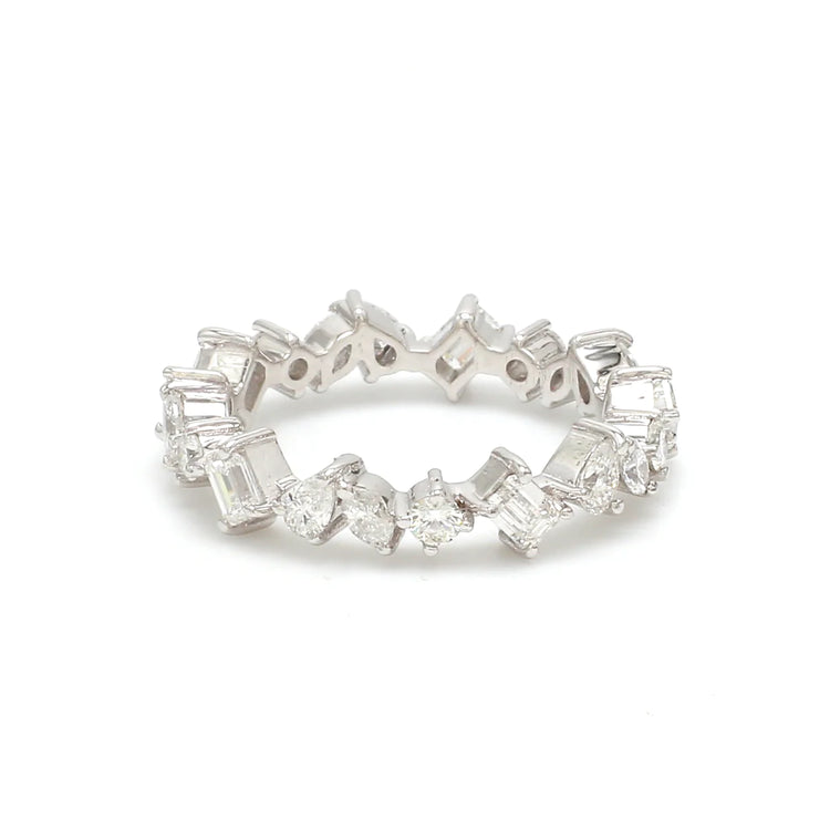 Diamond Mix Shape Eternity Ring