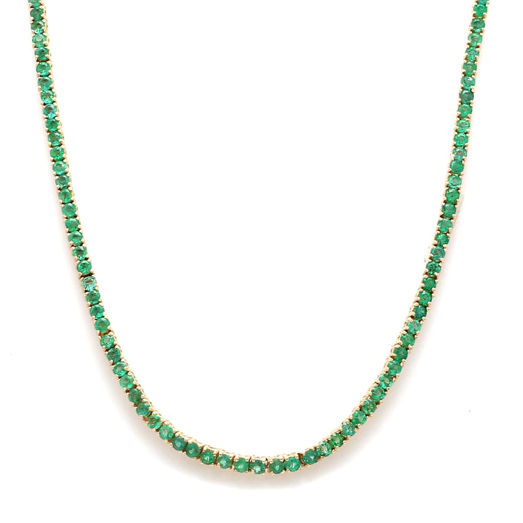 Emerald Tennis Necklace