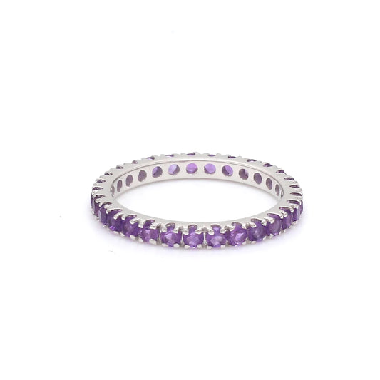 Amethyst Thin Ring