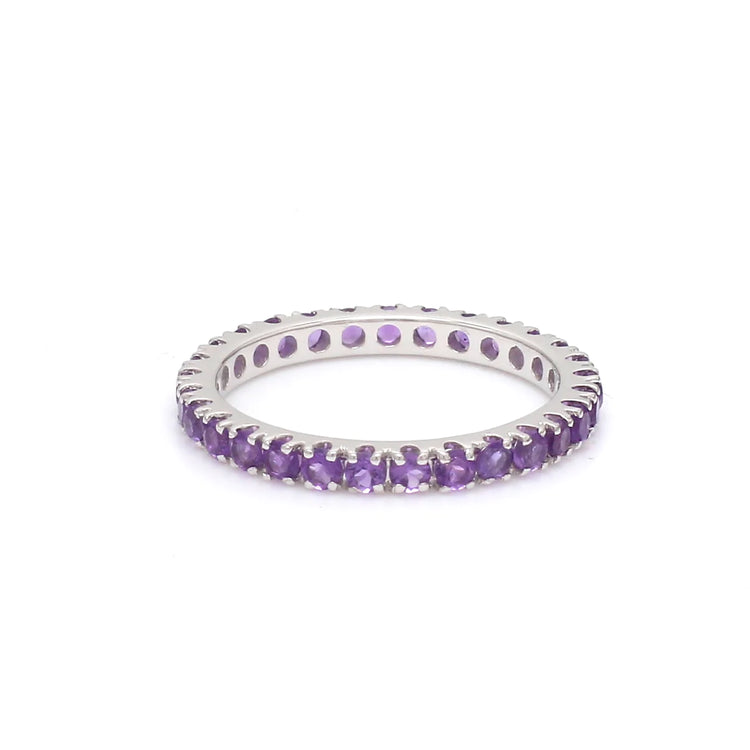 Amethyst Thin Ring