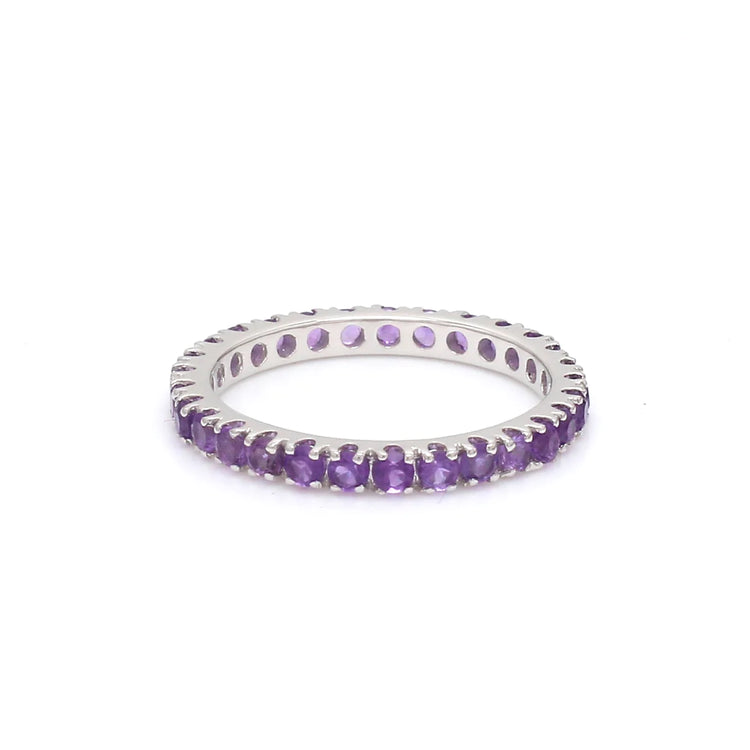 Amethyst Thin Ring