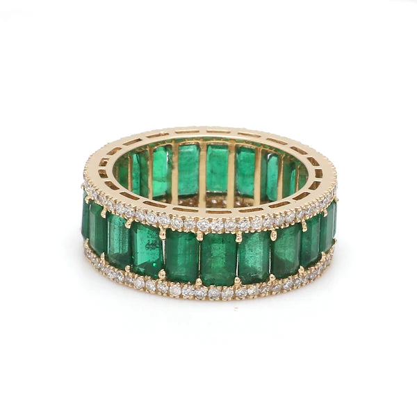 Emerald and Diamond Ring