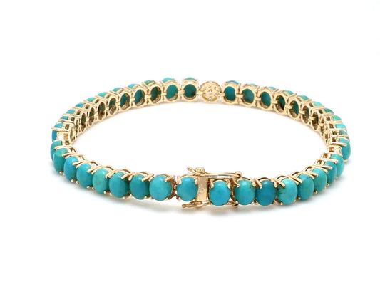 Turquoise and Diamond Bracelet